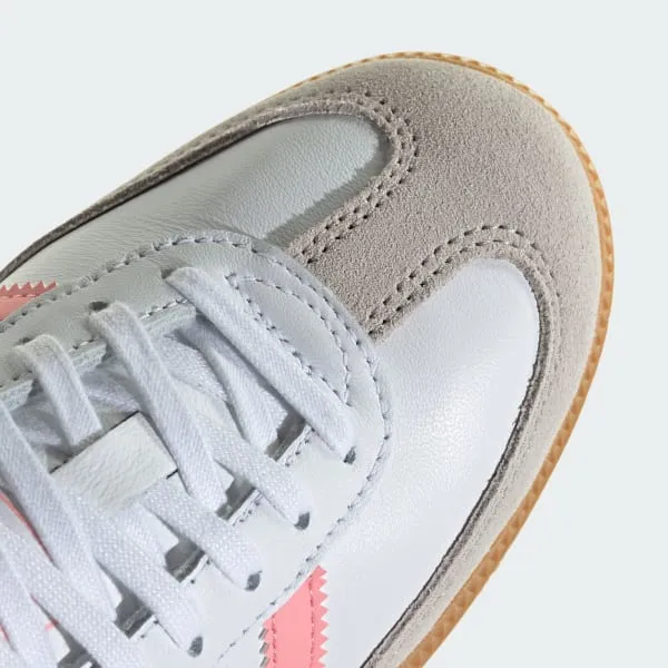 Adidas Kids' Samba Og Shoes - White / Coral Pink