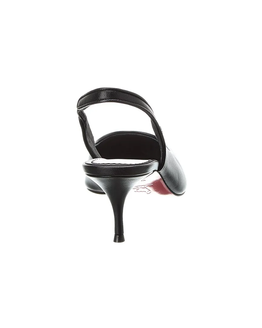 Christian Louboutin Sporty Kate 55 Leather Slingback Pump
