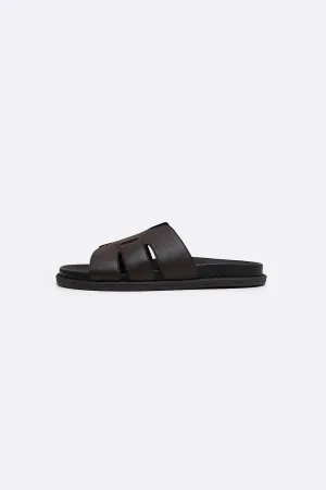 CLASSIC LEATHER SLIDES