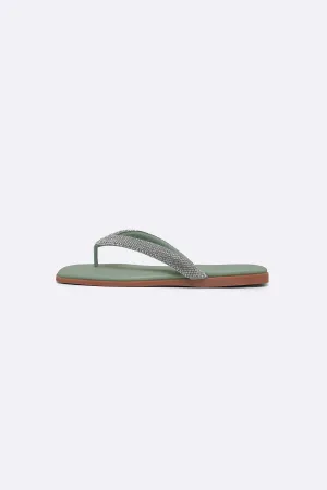CRYSTAL FLIP FLOPS