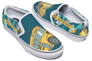 Doodle School Bus Driver Slip-On Shoes