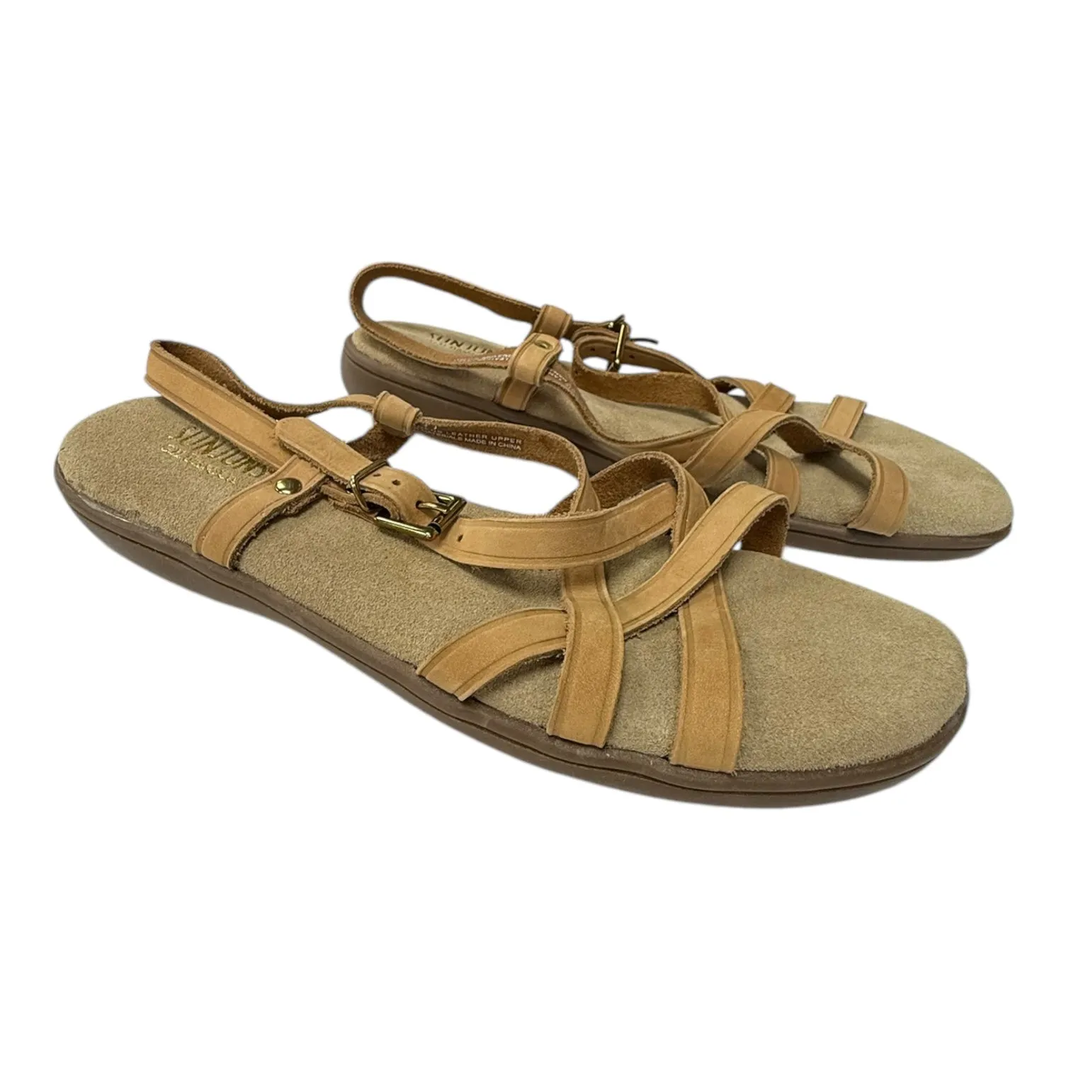 SANDALS FLATS by GH BASS AND CO In TAN, Size: 8