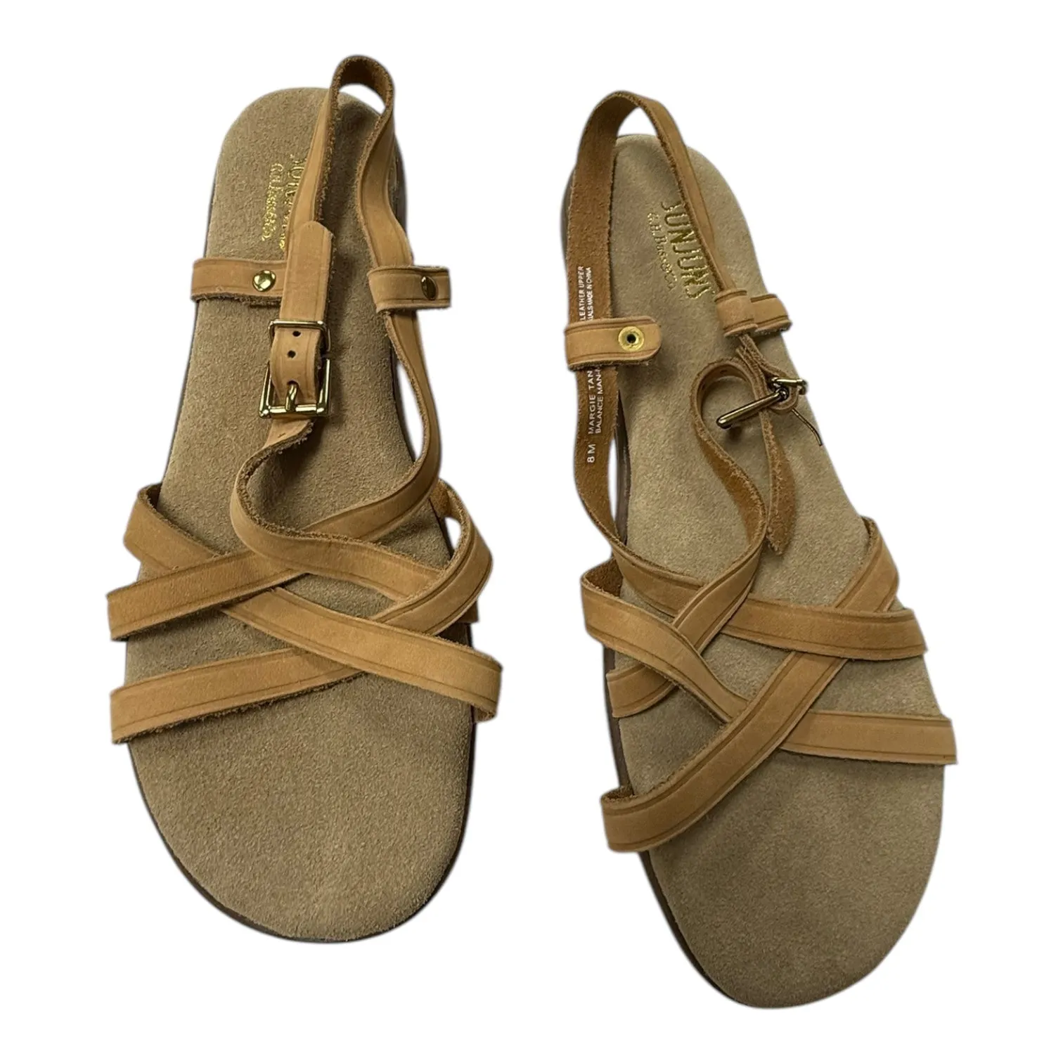 SANDALS FLATS by GH BASS AND CO In TAN, Size: 8