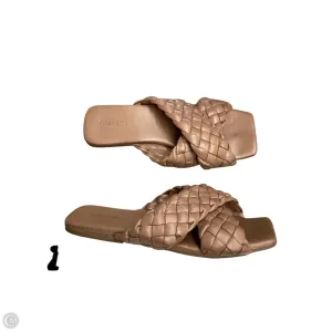 Sandals Flats By Open Edit In Brown, Size: 7