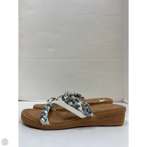 Sandals Heels Block By White Mountain In Blue, Size: 11