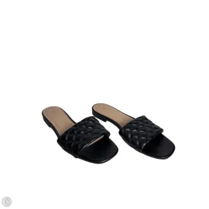 Sandals Heels Wedge By A New Day In Black, Size: 9
