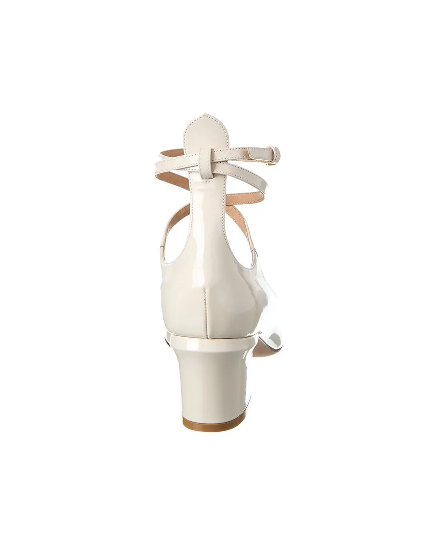 Valentino VLogo Tan-Go 60 Patent Pump