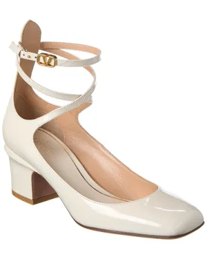 Valentino VLogo Tan-Go 60 Patent Pump