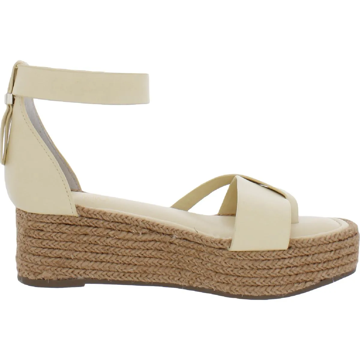 Verita Womens Leather Thong Wedge Heels