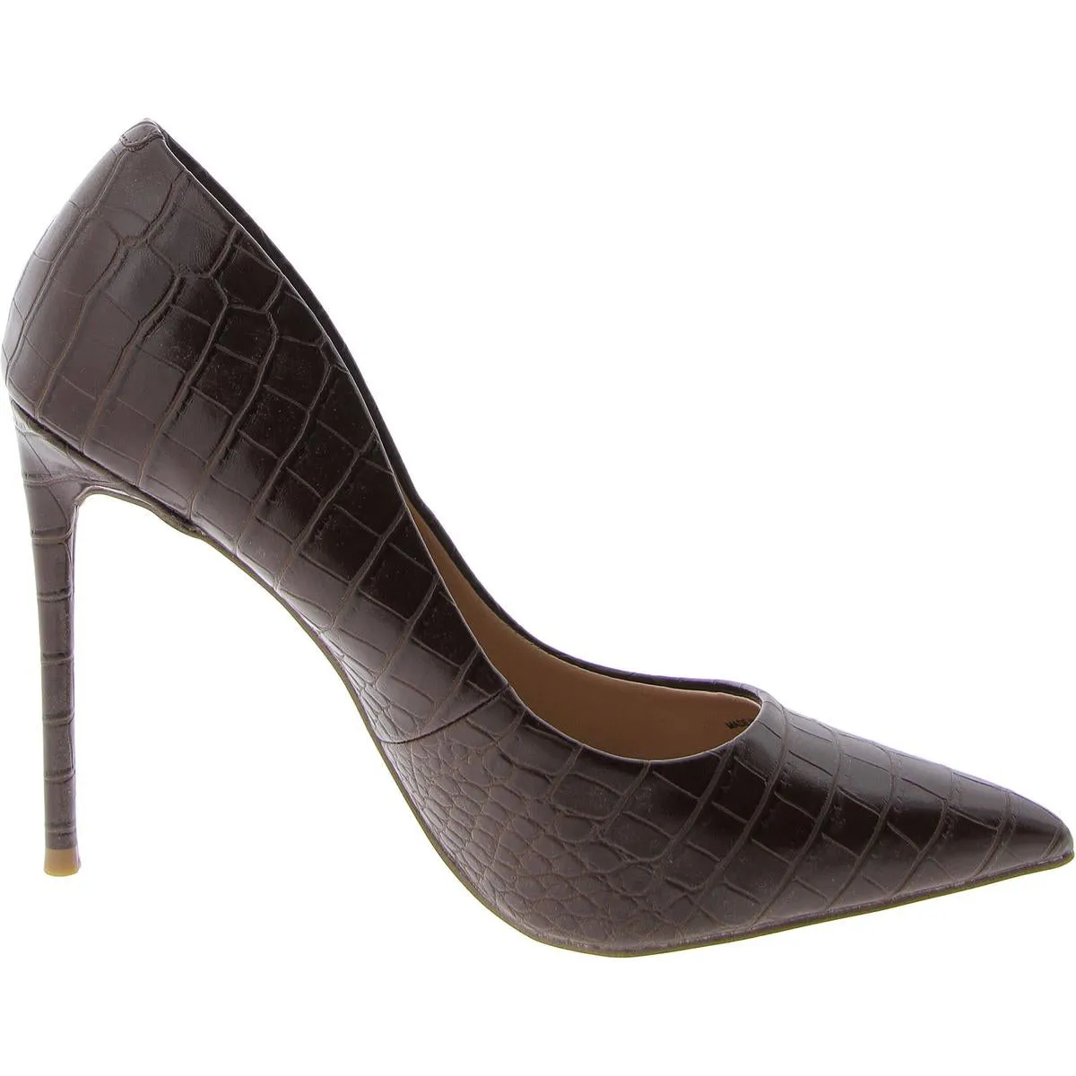 Vida Womens Faux Leather Pointed Toe Pumps