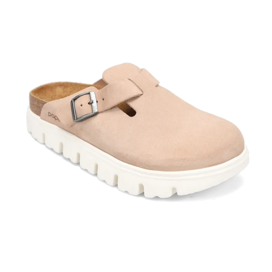 Women's Boston Chunky Narrow Warm Sand Suede