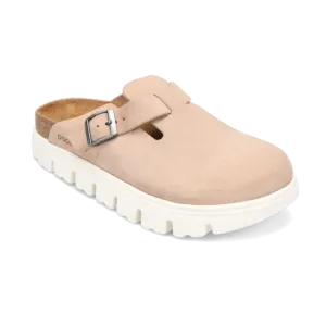 Women's Boston Chunky Narrow Warm Sand Suede