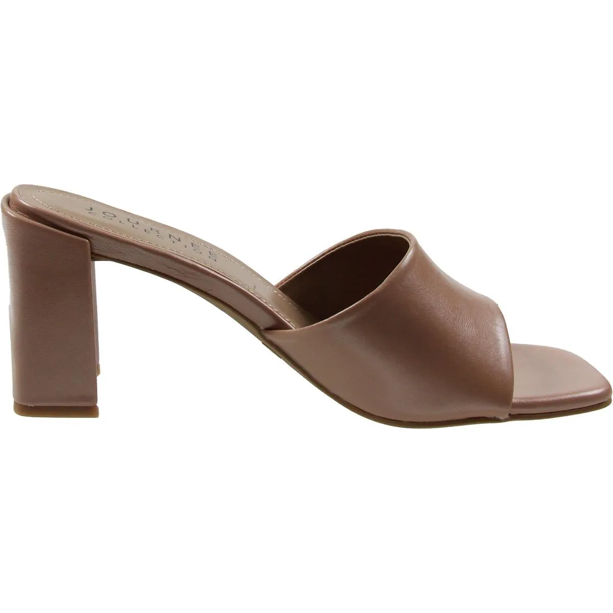 Womens Solid Manmade Slide
