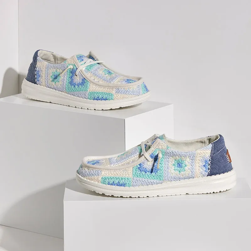Women's Wendy Cottage Crochet Bay Blue/Multi