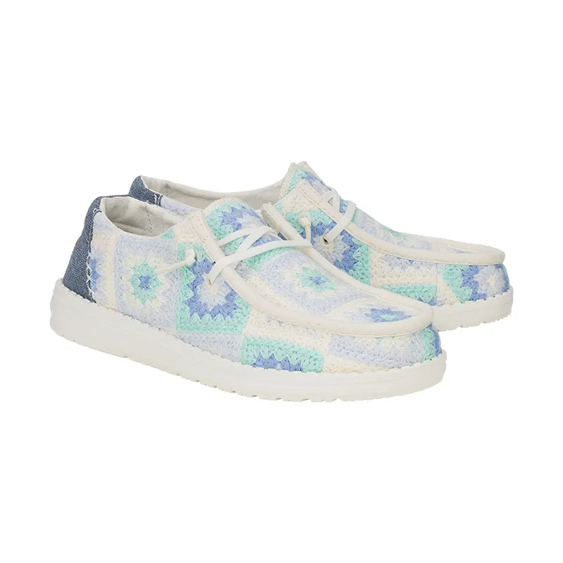 Women's Wendy Cottage Crochet Bay Blue/Multi