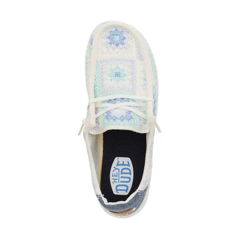 Women's Wendy Cottage Crochet Bay Blue/Multi