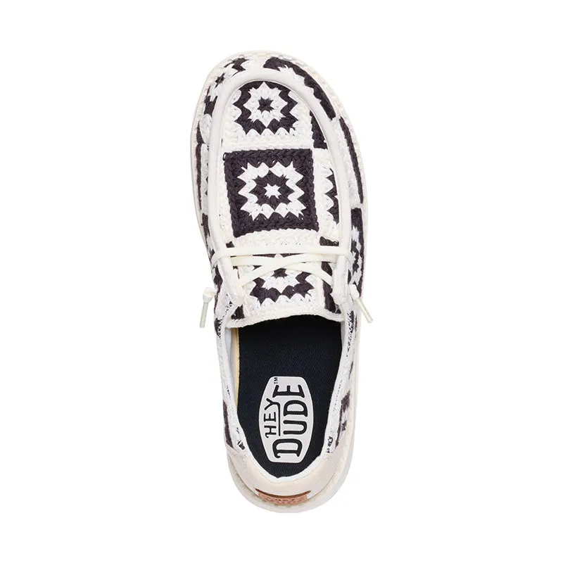 Women's Wendy Cottage Crochet Black/Multi