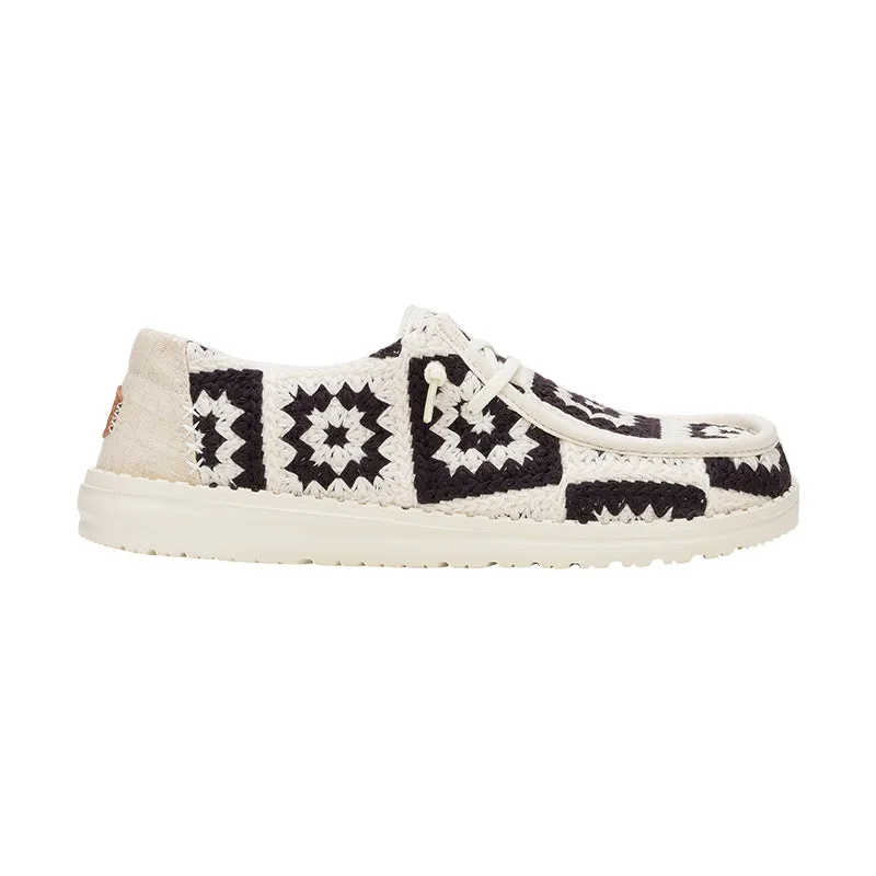 Women's Wendy Cottage Crochet Black/Multi