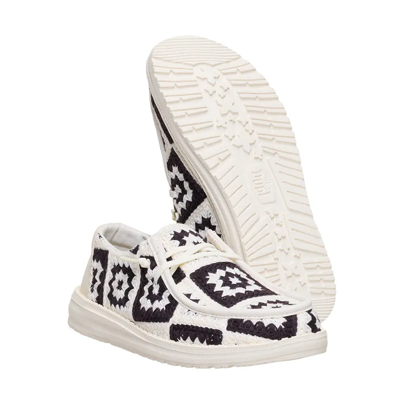Women's Wendy Cottage Crochet Black/Multi