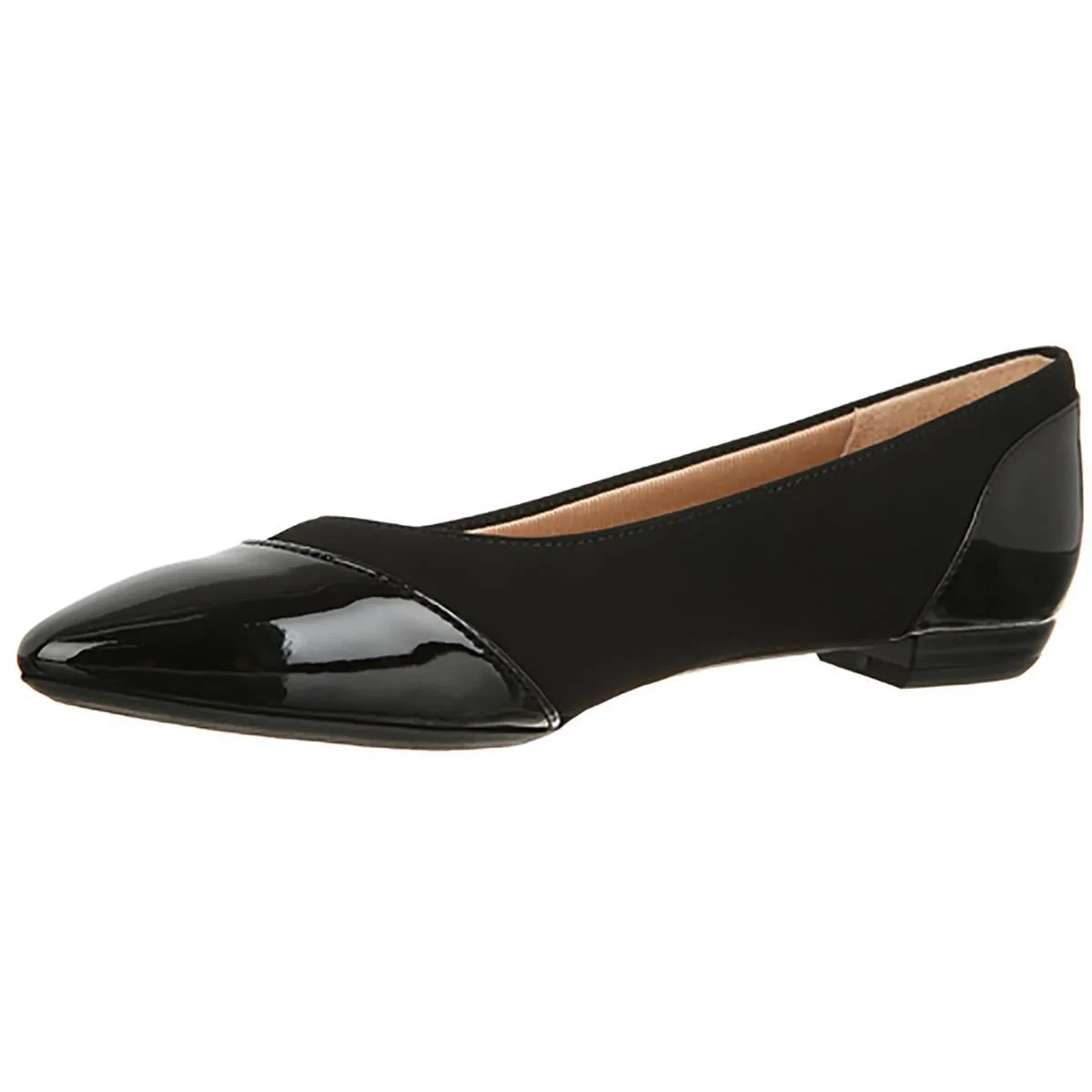 Zaria Womens Slip On Round Toe Ballet Flats